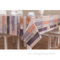 Mantel de PVC impermeable con estampado floral